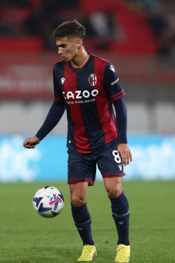 Bologna FC takımından Nicolas Martin Dominguez İtalya 'nın Monza şehrindeki U-Power Stadyumu' nda oynanan AC Monza ile Bologna FC maçında, 31 Ekim 2022 - Fotoğraf: Francesco Scaccianoc