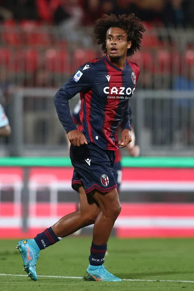 Bologna FC takımından Joshua Zirkzee İtalya futbol takımı Serie A maçında AC Monza ile Bologna FC maçını izliyor.
