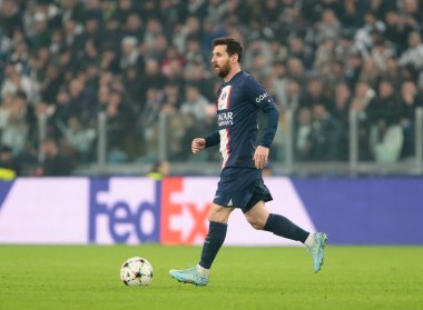 UEFA Şampiyonlar Ligi H Grubu sırasında Paris Saint-Germain FC 'den Lionel Messi, 2 Kasım 2022' de İtalya 'nın Allianz Stadyumu' nda Juventus Fc ve Paris Saint Germain arasında oynanan futbol karşılaşması. Fotoğraf: Nderim Kaceli - Fotoğraf: Nderim Kaceli / LiveMedi