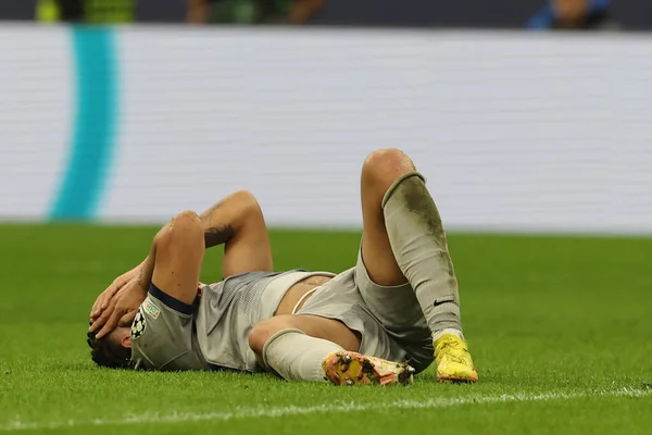 Noah Okafor Red Bull Salzburgból Megsérült Uefa Bajnokok Ligája Alatt — Stock Fotó