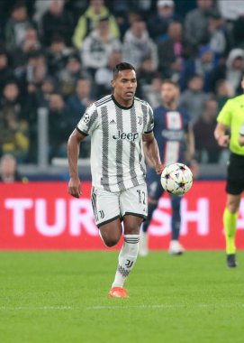 Juventus Fc 'ten Alex Sandro UEFA Şampiyonlar Ligi H Grubu sırasında, Juventus Fc ile Paris Saint Germain arasında oynanan futbol maçı, 02 Kasım 2022 tarihinde İtalya' nın Allianz Stadyumu 'nda oynanmıştır. Fotoğraf: Nderim Kaceli - Fotoğraf: Nderim Kaceli / LiveMedi