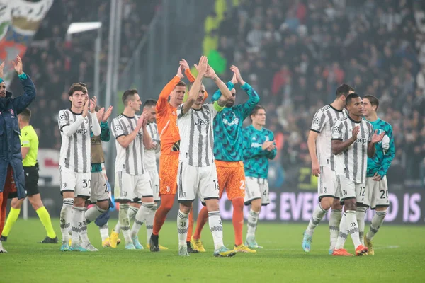 Juventus Team Uefa Champions League Group Football Match Juventus Paris — Stock Photo, Image