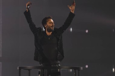 Cesare Cemonini 2 Kasım 2022 'de İtalya' nın başkenti Roma 'daki Palazzo dello Sport' ta yapılan Cremonini 2022 Turu sırasında. - Fotoğraf: Domenico Cippitelli / LiveMedi