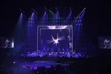 Cesare Cemonini 2 Kasım 2022 'de İtalya' nın başkenti Roma 'daki Palazzo dello Sport' ta yapılan Cremonini 2022 Turu sırasında. - Fotoğraf: Domenico Cippitelli / LiveMedi