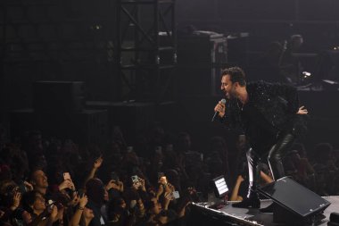 Cesare Cemonini 2 Kasım 2022 'de İtalya' nın başkenti Roma 'daki Palazzo dello Sport' ta yapılan Cremonini 2022 Turu sırasında. - Fotoğraf: Domenico Cippitelli / LiveMedi