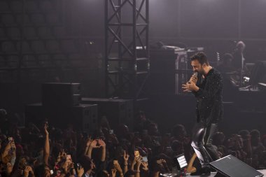 Cesare Cemonini 2 Kasım 2022 'de İtalya' nın başkenti Roma 'daki Palazzo dello Sport' ta yapılan Cremonini 2022 Turu sırasında. - Fotoğraf: Domenico Cippitelli / LiveMedi