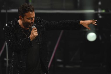 Cesare Cemonini 2 Kasım 2022 'de İtalya' nın başkenti Roma 'daki Palazzo dello Sport' ta yapılan Cremonini 2022 Turu sırasında. - Fotoğraf: Domenico Cippitelli / LiveMedi