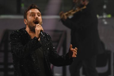 Cesare Cemonini 2 Kasım 2022 'de İtalya' nın başkenti Roma 'daki Palazzo dello Sport' ta yapılan Cremonini 2022 Turu sırasında. - Fotoğraf: Domenico Cippitelli / LiveMedi