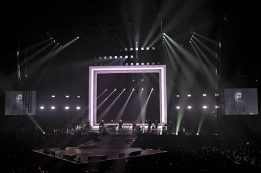 Cesare Cemonini 2 Kasım 2022 'de İtalya' nın başkenti Roma 'daki Palazzo dello Sport' ta yapılan Cremonini 2022 Turu sırasında. - Fotoğraf: Domenico Cippitelli / LiveMedi