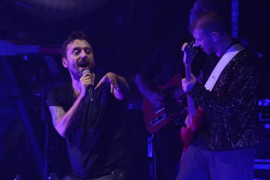 Cesare Cemonini 2 Kasım 2022 'de İtalya' nın başkenti Roma 'daki Palazzo dello Sport' ta yapılan Cremonini 2022 Turu sırasında. - Fotoğraf: Domenico Cippitelli / LiveMedi