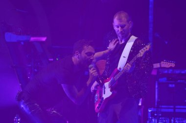 Cesare Cemonini 2 Kasım 2022 'de İtalya' nın başkenti Roma 'daki Palazzo dello Sport' ta yapılan Cremonini 2022 Turu sırasında. - Fotoğraf: Domenico Cippitelli / LiveMedi