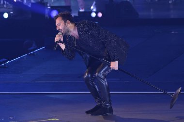 Cesare Cemonini 2 Kasım 2022 'de İtalya' nın başkenti Roma 'daki Palazzo dello Sport' ta yapılan Cremonini 2022 Turu sırasında. - Fotoğraf: Domenico Cippitelli / LiveMedi