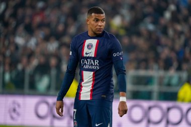 Kylian Mbappe (Paris Saint Germain FC) UEFA Şampiyonlar Ligi maçında Juventus FC, Paris Saint-Germain FC 'ye karşı Torino, İtalya' daki Allianz Stadyumu 'nda, 2 Kasım 2022 - Fotoğraf: Luca Rossin
