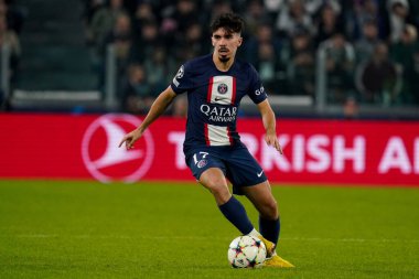 Vitinha (Paris Saint Germain FC) UEFA Şampiyonlar Ligi maçında Juventus FC, Paris Saint-Germain FC 'ye karşı Torino, İtalya' daki Allianz Stadyumu 'nda, 2 Kasım 2022 - Fotoğraf: Luca Rossin