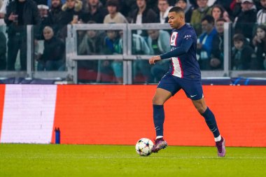 Kylian Mbappe (Paris Saint Germain FC) UEFA Şampiyonlar Ligi maçında Juventus FC, Paris Saint-Germain FC 'ye karşı Torino, İtalya' daki Allianz Stadyumu 'nda, 2 Kasım 2022 - Fotoğraf: Luca Rossin