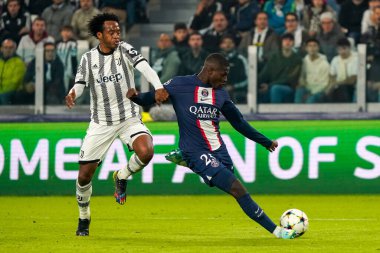 Nuno Mendes (Paris Saint Germain FC) bu golü UEFA Şampiyonlar Ligi 'nde Juventus FC, Paris Saint-Germain FC' ye karşı Torino, İtalya 'daki Allianz Stadyumu' nda oynanan maçta attı.