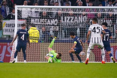 Gianluigi Donnarumma (Paris Saint Germain FC) UEFA Şampiyonlar Ligi maçında Juventus FC, Paris Saint-Germain FC 'ye karşı Torino' daki Allianz Stadyumu 'nda, Kasım 02, 2022 - Fotoğraf: Luca Rossin