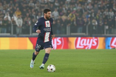 Lionel Messi (Paris Saint-Germain) UEFA Şampiyonlar Ligi maçında Juventus FC, Paris Saint-Germain FC 'ye karşı Torino, İtalya' daki Allianz Stadyumu 'nda, 2 Kasım 2022 - Fotoğraf: Claudio Benedett