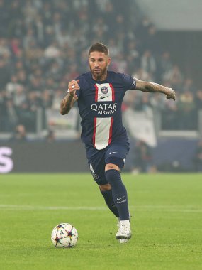 Sergio Ramos (Paris Saint-Germain) UEFA Şampiyonlar Ligi maçında Juventus FC, Paris Saint-Germain FC 'ye karşı Torino, İtalya' daki Allianz Stadyumu 'nda, Kasım 02, 2022 - Fotoğraf: Claudio Benedett