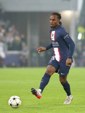 Renato Sanches (Paris Saint-Germain) UEFA Şampiyonlar Ligi maçında Juventus FC, Paris Saint-Germain FC 'ye karşı Torino, İtalya' daki Allianz Stadyumu 'nda, Kasım 02, 2022 - Fotoğraf: Claudio Benedett