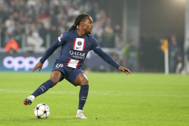 Renato Sanches (Paris Saint-Germain) UEFA Şampiyonlar Ligi maçında Juventus FC, Paris Saint-Germain FC 'ye karşı Torino, İtalya' daki Allianz Stadyumu 'nda, Kasım 02, 2022 - Fotoğraf: Claudio Benedett