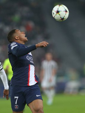 Kylian Mbappe (Paris Saint-Germain) UEFA Şampiyonlar Ligi maçında Juventus FC, Paris Saint-Germain FC 'ye karşı Torino, İtalya' daki Allianz Stadyumu 'nda, Kasım 02, 2022 - Fotoğraf: Claudio Benedett