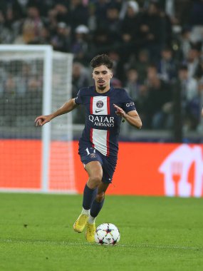 Vitinha (Paris Saint-Germain) UEFA Şampiyonlar Ligi maçında Juventus FC, Paris Saint-Germain FC 'ye karşı Torino, İtalya' daki Allianz Stadyumu 'nda, 2 Kasım 2022 - Fotoğraf: Claudio Benedett
