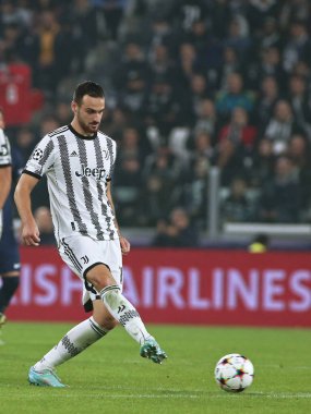 Federico Gatti (Juventus FC) UEFA Şampiyonlar Ligi maçında Juventus FC, Paris Saint-Germain FC 'ye karşı Torino, İtalya' daki Allianz Stadyumu 'nda, Kasım 02, 2022 - Fotoğraf: Claudio Benedett