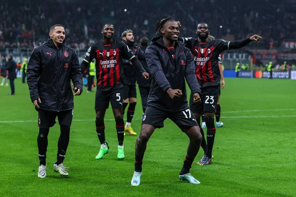 AC Milan 'dan Rafael Leao UEFA Şampiyonlar Ligi 2022 / 23 Grup Sahnesi - Grup E futbol maçı AC Milan ile FC Red Bull Salzburg arasında Giuseppe Meazza Stadyumu, Milan' da 2 Kasım 2022 - Fotoğraf: Fabrizio Carabelli / LiveMedi