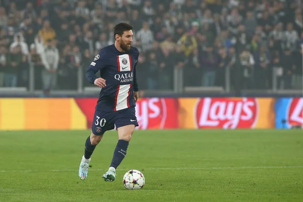 Lionel Messi Paris Saint Germain Uefa Champions League Football Match — Stock Photo, Image