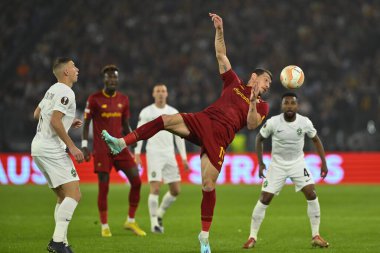A.S. Roma 'dan Andrea Belotti, 3 Kasım 2022' de İtalya 'nın Roma kentinde Olimpico Stadyumu' nda oynanan A.S. Roma ve PFC Ludogorets arasındaki UEFA Avrupa Ligi C Grubu karşılaşmasının altıncı gününde. - Fotoğraf: Domenico Cippitelli / LiveMedi
