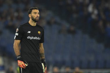 3 Kasım 2022 'de İtalya' nın başkenti Roma 'da Olimpico Stadyumu' nda oynanan A.S. Roma ve PFC Ludogorets arasındaki UEFA Avrupa Ligi C Grubu karşılaşmasının altıncı gününde Roma 'dan Rui Patricio. - Fotoğraf: Domenico Cippitelli / LiveMedi