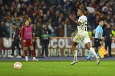 PFC Ludogorets 'ten Rick, Avrupa Ligi C Grubu' nun A.S. Roma ve PFC Ludogorets 1945 arasındaki altıncı gününde 3 Kasım 2022 tarihinde İtalya 'nın Roma kentinde Olimpico Stadyumu' nda oynanmıştır. - Fotoğraf: Domenico Cippitelli / LiveMedi