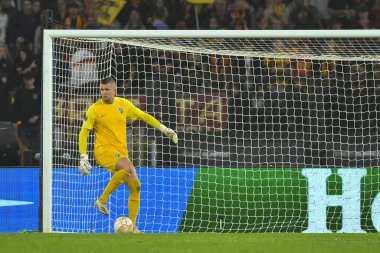 PFC Ludogorets takımından Sergio Padt, A.S. Roma ve PFC Ludogorets 1945 arasındaki UEFA Avrupa Ligi C Grubunun altıncı gününde 3 Kasım 2022 tarihinde İtalya 'nın Roma kentinde Olimpico Stadyumu' nda oynanan karşılaşmada görülüyor. - Fotoğraf: Domenico Cippitelli / LiveMedi