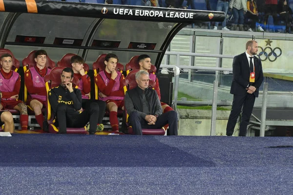 Jose Mourinho Roma Během Šestého Dne Utkání Uefa Europa League — Stock fotografie
