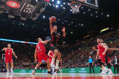 Basketbol Euroleague Şampiyonası sırasında OLYMPUS DIGITAL CAMERA EA7 Emporio Armani Milano, Assago Forumu 'nda Real Madrid' e karşı, 3 Kasım 2022 - Fotoğraf: Savino Paolell