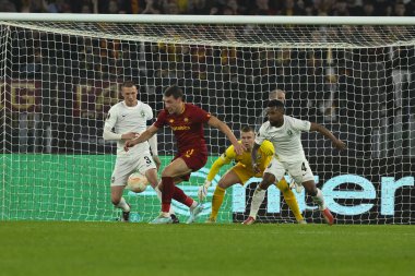 A.S. Roma 'dan Andrea Belotti, 3 Kasım 2022' de İtalya 'nın Roma kentinde Olimpico Stadyumu' nda oynanan A.S. Roma ve PFC Ludogorets arasındaki UEFA Avrupa Ligi C Grubu karşılaşmasının altıncı gününde. - Fotoğraf: Domenico Cippitelli / LiveMedi