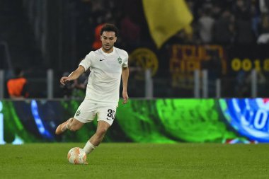 PFC Ludogorets 'ten Pedro Naressi, A.S. Roma ve PFC Ludogorets 1945 arasındaki UEFA Avrupa Ligi C Grubunun altıncı gününde 3 Kasım 2022 tarihinde İtalya' nın Roma kentinde Olimpico Stadyumu 'nda oynanmıştır. - Fotoğraf: Domenico Cippitelli / LiveMedi