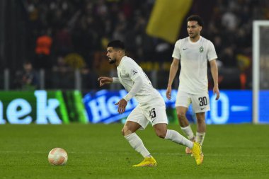 PFC Ludogorets 'in Cauly of PFC Ludogorets' i, 3 Kasım 2022 'de İtalya' nın başkenti Roma 'da oynanan A.S. Roma ve PFC Ludogorets 1945 Avrupa Ligi C Grubu karşılaşmasının altıncı gününde izledi. - Fotoğraf: Domenico Cippitelli / LiveMedi