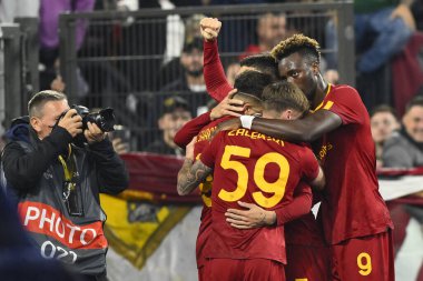 3 Kasım 2022 'de İtalya' nın başkenti Roma 'da Olimpico Stadyumu' nda oynanan A.S. Roma ve PFC Ludogorets arasındaki UEFA Avrupa Ligi C Grubunun altıncı gününde Lorenzo Pellegrini. - Fotoğraf: Domenico Cippitelli / LiveMedi