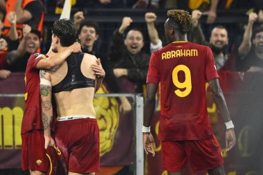 A.S. Roma takımından Nicolo 'Zaniolo UEFA Avrupa Ligi C Grubu' nun 1945 A.S. Roma ve PFC Ludogorets arasındaki altıncı maçında 3 Kasım 2022 'de İtalya' nın Roma kentinde Olimpico Stadyumu 'nda oynanacak. - Fotoğraf: Domenico Cippitelli / LiveMedi