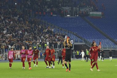 A.S. Roma Takımı, 3 Kasım 2022 tarihinde İtalya 'nın Roma kentinde Olimpico Stadyumu' nda oynanan A.S. Roma ve PFC Ludogorets arasındaki UEFA Avrupa Ligi C Grubunun altıncı gününde oynanacak. - Fotoğraf: Domenico Cippitelli / LiveMedi
