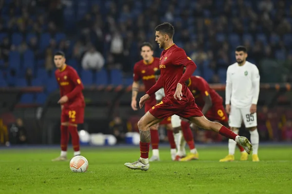 Lorenzo Pellegrini Von Roma Während Des Sechsten Spieltags Der Uefa — Stockfoto