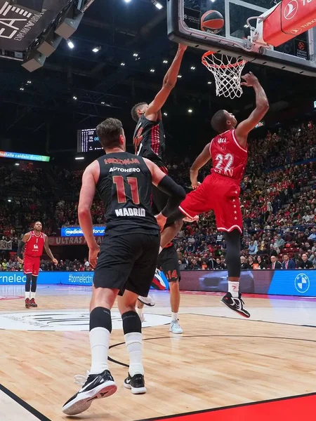 Olympus Digitale Camera Tijdens Het Euroleague Kampioenschap Basketbal Ea7 Emporio — Stockfoto