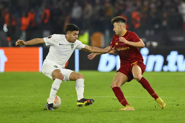 A.S. Roma 'dan Stephan El Shaarawy, UEFA Avrupa Ligi C Grubu' nun 1945 A.S. Roma ve PFC Ludogorets arasındaki altıncı gününde 3 Kasım 2022 'de İtalya' nın Roma kentinde Olimpico Stadyumu 'nda oynanacak. - Fotoğraf: Domenico Cippitelli / LiveMedi