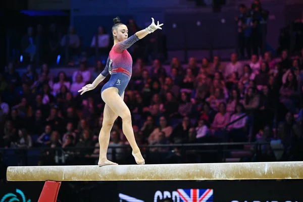 Jennifer Gadirova Gbr Haz Durante Los Campeonatos Mundiales Gimnasia Artística —  Fotos de Stock