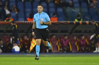 Milovan Cukiç (MNE), 3 Kasım 2022 tarihinde İtalya 'nın Roma kentinde Olimpico Stadyumu' nda oynanan A.S. Roma ve PFC Ludogorets arasında oynanan UEFA Avrupa Ligi C Grubu 'nun altıncı gününde. - Fotoğraf: Domenico Cippitelli / LiveMedi