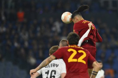 UEFA Avrupa Ligi C Grubu 'nun A.S. Roma ile PFC Ludogorets 1945 arasındaki altıncı maçında, 3 Kasım 2022' de İtalya 'nın Roma kentinde Olimpico Stadyumu' nda Chris Smalling mücadele etti. - Fotoğraf: Domenico Cippitelli / LiveMedi