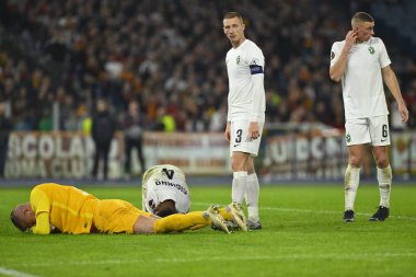 PFC Ludogorets takımından Cicinho, A.S. Roma ve PFC Ludogorets 1945 arasındaki UEFA Avrupa Ligi C Grubunun altıncı gününde 3 Kasım 2022 tarihinde İtalya 'nın Roma kentinde Olimpico Stadyumu' nda oynanan karşılaşmada görülüyor. - Fotoğraf: Domenico Cippitelli / LiveMedi