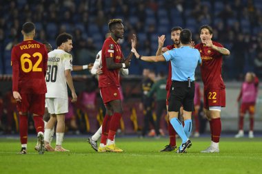 Nikola Dabanoviç (MNE), 3 Kasım 2022 tarihinde İtalya 'nın Roma kentinde Olimpico Stadyumu' nda oynanan A.S. Roma ve PFC Ludogorets arasındaki UEFA Avrupa Ligi C Grubu karşılaşmasının altıncı gününde. - Fotoğraf: Domenico Cippitelli / LiveMedi